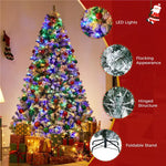 Pre-Lit Snow Flocked Christmas Tree