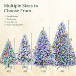 Pre-Lit Snow Flocked Christmas Tree