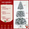 Pre-Lit Snow Flocked Christmas Tree