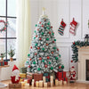 Pre-Lit Snow Flocked Christmas Tree
